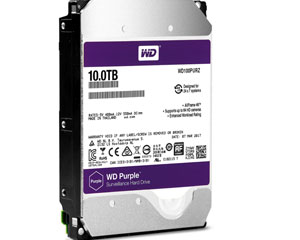 웨스턴디지털, 보안 감시 시스템용 HDD ‘WD 퍼플 10TB’ 출시
